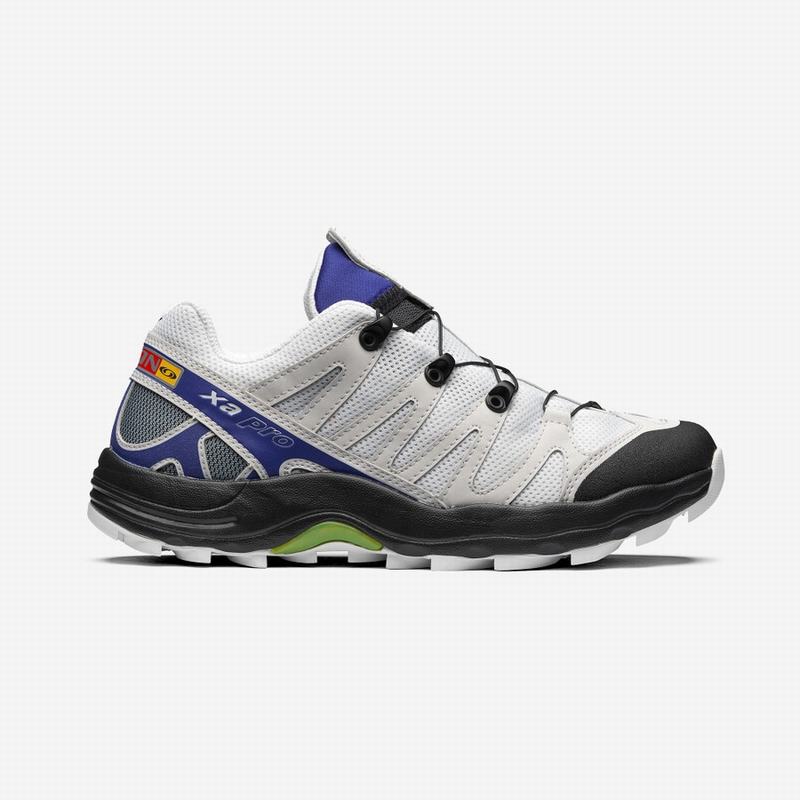 SALOMON UK XA PRO 1 - Mens Trail Running Shoes White/Blue,IWBP98124